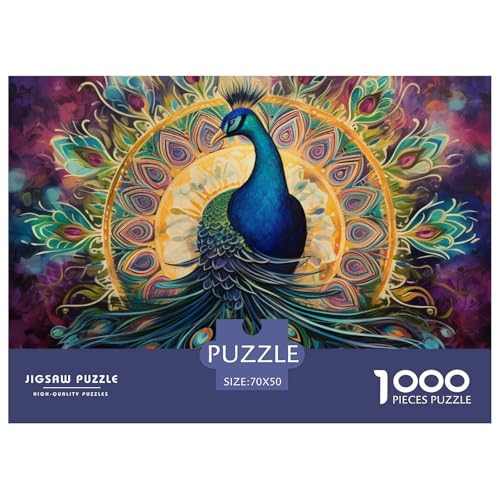 Pfauen Puzzle 1000 Teile Schwer Puzzle Spielzeug Lernspiel Impossible Herausforderung Spielzeug Für Erwachsene Und Kinder Ab 12 Jahren 70x50cm/1000pcs Pfauen Puzzle 1000 Teile Schwer Puzzle Spielzeug Lernspiel Impossible Herausforderung Spielzeug Für Erwachsene Und Kinder Ab 12 Jahren 70x50cm/1000pcs von NGGADIWEG