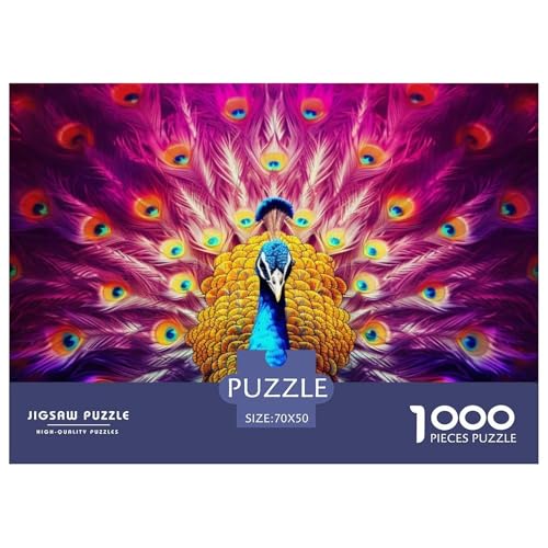 Pfauen Puzzles 1000 Teile Schwer Puzzle Spielzeug Pädagogisches Spiel Impossible Herausforderungsspielzeug Für Erwachsene Und Kinder Ab 14 Jahren 70x50cm/1000pcs Pfauen Puzzles 1000 Teile Schwer Puzzle Spielzeug Pädagogisches Spiel Impossible Herausforderungsspielzeug Für Erwachsene Und Kinder Ab 14 Jahren 70x50cm/1000pcs von NGGADIWEG