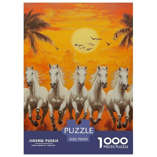 Pferd Puzzles 1000 Teile Schwer Puzzle Spielzeug Pädagogisches Spiel Impossible Herausforderung Spielzeug Für Erwachsene Und Kinder Ab 14 Jahren 70x50cm/1000pcs Pferd Puzzles 1000 Teile Schwer Puzzle Spielzeug Pädagogisches Spiel Impossible Herausforderung Spielzeug Für Erwachsene Und Kinder Ab 14 Jahren 70x50cm/1000pcs von NGGADIWEG
