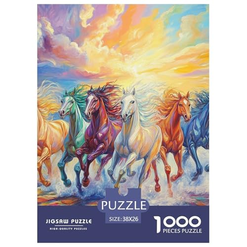 Pferd Puzzles 1000 Teile Schwer Puzzle Spielzeug Pädagogisches Spiel Impossible Herausforderungsspielzeug Für Erwachsene Kinder 38x26cm/1000pcs Pferd Puzzles 1000 Teile Schwer Puzzle Spielzeug Pädagogisches Spiel Impossible Herausforderungsspielzeug Für Erwachsene Kinder 38x26cm/1000pcs von NGGADIWEG