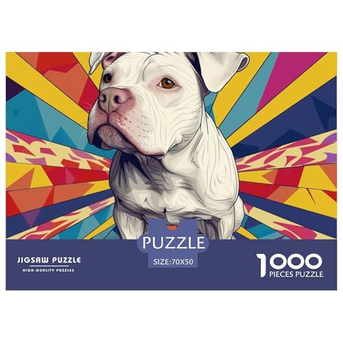 Pit Bull Puzzles 1000 Teile Schwer Puzzle Spielzeug Pädagogisches Spiel Impossible Herausforderung Spielzeug Für Erwachsene Und Kinder Ab 12 Jahren 70x50cm/1000pcs Pit Bull Puzzles 1000 Teile Schwer Puzzle Spielzeug Pädagogisches Spiel Impossible Herausforderung Spielzeug Für Erwachsene Und Kinder Ab 12 Jahren 70x50cm/1000pcs von NGGADIWEG