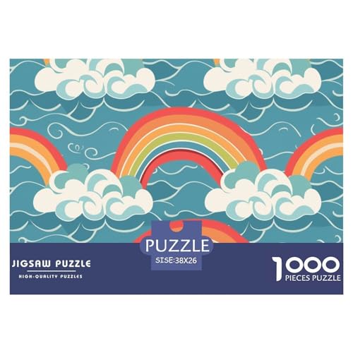 Regenbogen Puzzles 1000 Teile Schwer Puzzle Spielzeug Pädagogisches Spiel Impossible Herausforderung Spielzeug Für Erwachsene Und Kinder Ab 14 Jahren 38x26cm/1000pcs Regenbogen Puzzles 1000 Teile Schwer Puzzle Spielzeug Pädagogisches Spiel Impossible Herausforderung Spielzeug Für Erwachsene Und Kinder Ab 14 Jahren 38x26cm/1000pcs von NGGADIWEG