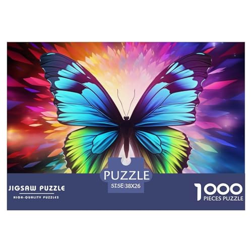 Schmetterling Puzzles 1000 Teile Schwer Puzzle Spielzeug Pädagogisches Spiel Impossible Herausforderung Spielzeug Für Erwachsene Und Kinder Ab 14 Jahren 38x26cm/1000pcs Schmetterling Puzzles 1000 Teile Schwer Puzzle Spielzeug Pädagogisches Spiel Impossible Herausforderung Spielzeug Für Erwachsene Und Kinder Ab 14 Jahren 38x26cm/1000pcs von NGGADIWEG