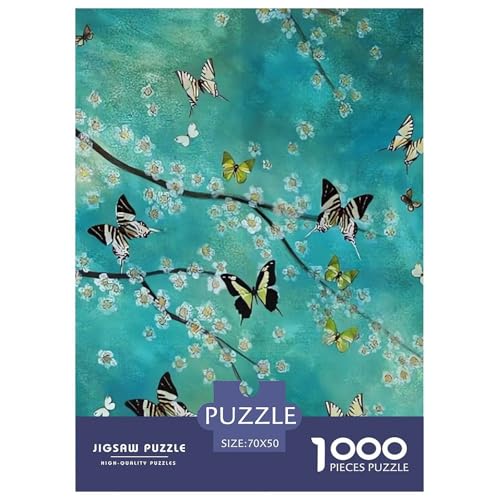 Schöne Blumen Puzzle 1000 Teile Schwer Puzzle Spielzeug Pädagogisches Spiel Impossible Herausforderungsspielzeug Für Erwachsene Kinder 70x50cm/1000pcs von NGGADIWEG