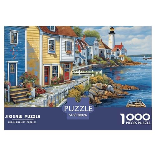 Seaside Stadt Puzzle 1000 Teile Schwer Puzzle Spielzeug Lernspiel Impossible Herausforderungsspielzeug Für Erwachsene Und Kinder Ab 12 Jahren 38x26cm/1000pcs Seaside Stadt Puzzle 1000 Teile Schwer Puzzle Spielzeug Lernspiel Impossible Herausforderungsspielzeug Für Erwachsene Und Kinder Ab 12 Jahren 38x26cm/1000pcs von NGGADIWEG
