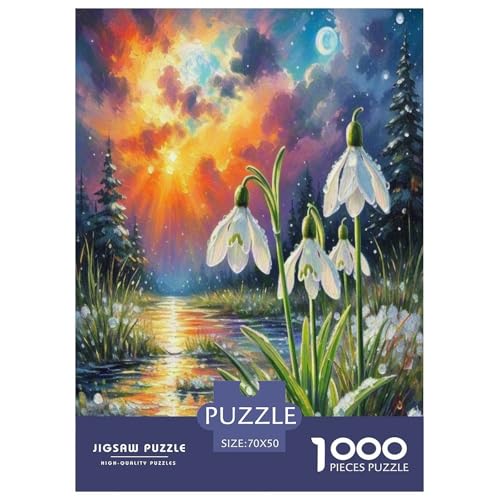 Snowdrop Puzzles 1000 Teile Schwer Puzzle Spielzeug Lernspiel Impossible Herausforderung Spielzeug Für Erwachsene Und Kinder in Bewährter 70x50cm/1000pcs Snowdrop Puzzles 1000 Teile Schwer Puzzle Spielzeug Lernspiel Impossible Herausforderung Spielzeug Für Erwachsene Und Kinder in Bewährter 70x50cm/1000pcs von NGGADIWEG