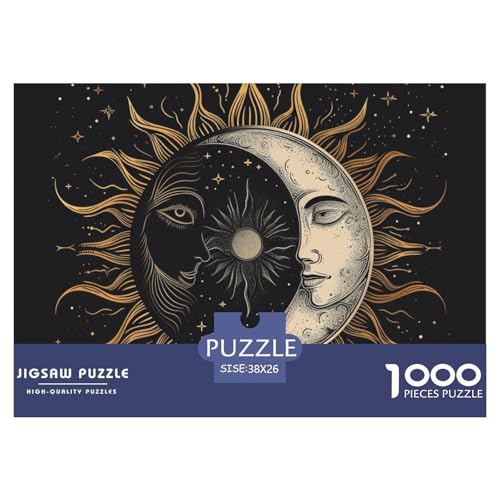 Sonne und Mond Puzzle 1000-teilige Schwer Puzzle Spielzeug Lernspiel Impossible Herausforderungsspielzeug Für Erwachsene Und Kinder Ab 12 Jahren 38x26cm/1000pcs Sonne und Mond Puzzle 1000-teilige Schwer Puzzle Spielzeug Lernspiel Impossible Herausforderungsspielzeug Für Erwachsene Und Kinder Ab 12 Jahren 38x26cm/1000pcs von NGGADIWEG