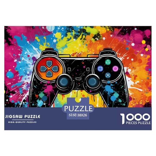 Spiel Puzzle 1000-teilige Schwer Puzzle Spielzeug Lernspiel Impossible Herausforderung Spielzeug Für Erwachsene Und Kinder Ab 14 Jahren 38x26cm/1000pcs von NGGADIWEG