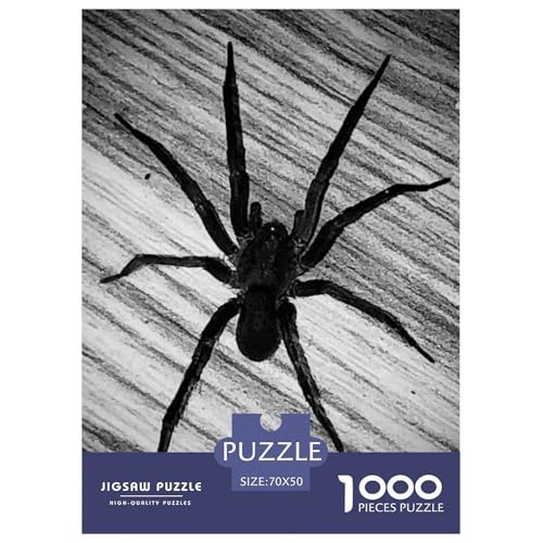 Spinne Puzzle 1000 Teile Schwer Puzzle Spielzeug Pädagogisches Spiel Impossible Herausforderungsspielzeug Für Erwachsene Kinder 70x50cm/1000pcs von NGGADIWEG