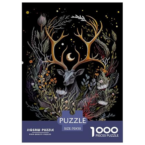 Süße Wildhirsche Puzzles 1000 Teile Schwer Puzzle Spielzeug Pädagogisches Spiel Impossible Herausforderung Spielzeug Für Erwachsene Und Kinder Ab 14 Jahren 70x50cm/1000pcs Süße Wildhirsche Puzzles 1000 Teile Schwer Puzzle Spielzeug Pädagogisches Spiel Impossible Herausforderung Spielzeug Für Erwachsene Und Kinder Ab 14 Jahren 70x50cm/1000pcs von NGGADIWEG