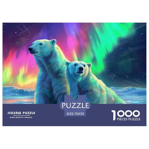 Tiere Puzzles 1000 Teile Schwer Puzzle Spielzeug Lernspiel Impossible Herausforderungsspielzeug Für Erwachsene Und Kinder in Bewährter 70x50cm/1000pcs von NGGADIWEG