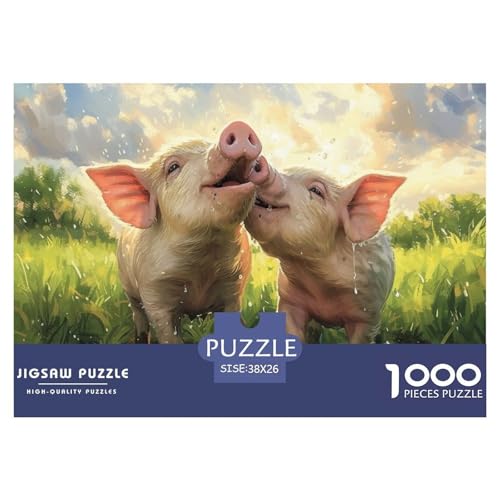 Tiere Puzzles 1000 Teile Schwer Puzzle Spielzeug Pädagogisches Spiel Impossible Herausforderungsspielzeug Für Erwachsene Und Kinder Ab 12 Jahren 38x26cm/1000pcs von NGGADIWEG