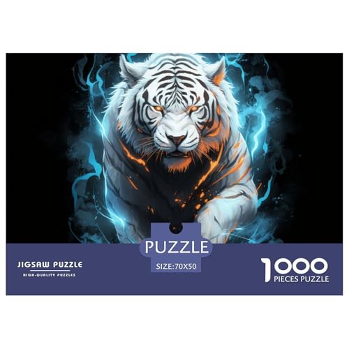 Tiger Puzzle 1000-teilige Schwer Puzzle Spielzeug Pädagogisches Spiel Impossible Herausforderungsspielzeug Für Erwachsene Und Kinder in Bewährter 70x50cm/1000pcs Tiger Puzzle 1000-teilige Schwer Puzzle Spielzeug Pädagogisches Spiel Impossible Herausforderungsspielzeug Für Erwachsene Und Kinder in Bewährter 70x50cm/1000pcs von NGGADIWEG