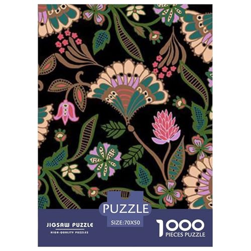 Tropische Pflanzenblätter Puzzles 1000 Teile Schwer Puzzle Spielzeug Lernspiel Impossible Herausforderungsspielzeug Für Erwachsene Kinder 70x50cm/1000pcs von NGGADIWEG