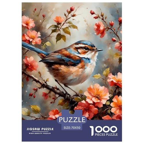 Vögel Zweige Blumen Puzzle 1000 Teile Schwer Puzzle Spielzeug Lernspiel Impossible Herausforderungsspielzeug Für Erwachsene Und Kinder Ab 14 Jahren 70x50cm/1000pcs Vögel Zweige Blumen Puzzle 1000 Teile Schwer Puzzle Spielzeug Lernspiel Impossible Herausforderungsspielzeug Für Erwachsene Und Kinder Ab 14 Jahren 70x50cm/1000pcs von NGGADIWEG