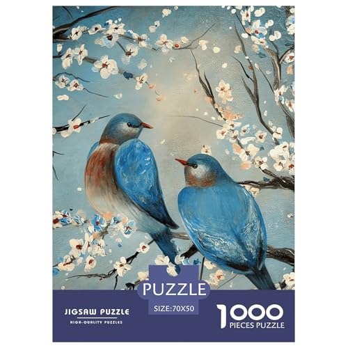 Vögel Zweige Blumen Puzzles 1000 Teile Schwer Puzzle Spielzeug Pädagogisches Spiel Impossible Herausforderung Spielzeug Für Erwachsene Und Kinder Ab 12 Jahren 70x50cm/1000pcs Vögel Zweige Blumen Puzzles 1000 Teile Schwer Puzzle Spielzeug Pädagogisches Spiel Impossible Herausforderung Spielzeug Für Erwachsene Und Kinder Ab 12 Jahren 70x50cm/1000pcs von NGGADIWEG