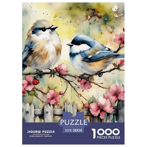 Vögel Zweige Blumen Puzzles 1000 Teile Schwer Puzzle Spielzeug Pädagogisches Spiel Impossible Herausforderung Spielzeug Für Erwachsene Und Kinder Ab 14 Jahren 38x26cm/1000pcs Vögel Zweige Blumen Puzzles 1000 Teile Schwer Puzzle Spielzeug Pädagogisches Spiel Impossible Herausforderung Spielzeug Für Erwachsene Und Kinder Ab 14 Jahren 38x26cm/1000pcs von NGGADIWEG