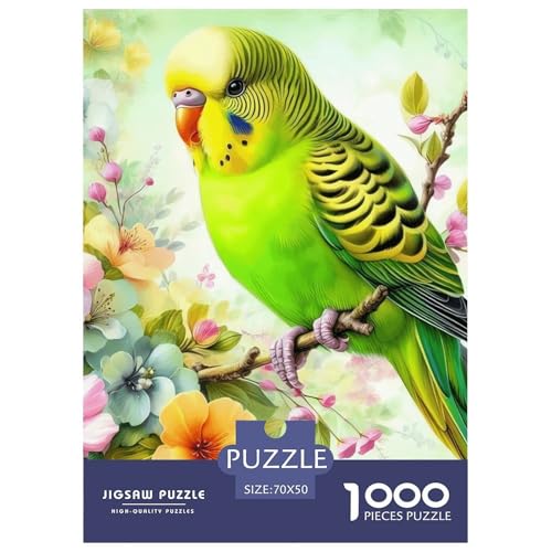 Vogelzweigblume Puzzle 1000 Teile Schwer Puzzle Spielzeug Lernspiel Impossible Herausforderungsspielzeug Für Erwachsene Und Kinder in Bewährter 70x50cm/1000pcs von NGGADIWEG