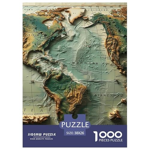 Weltkarte Puzzles 1000 Teile Schwer Puzzle Spielzeug Lernspiel Impossible Herausforderung Spielzeug Für Erwachsene Und Kinder in Bewährter 38x26cm/1000pcs Weltkarte Puzzles 1000 Teile Schwer Puzzle Spielzeug Lernspiel Impossible Herausforderung Spielzeug Für Erwachsene Und Kinder in Bewährter 38x26cm/1000pcs von NGGADIWEG