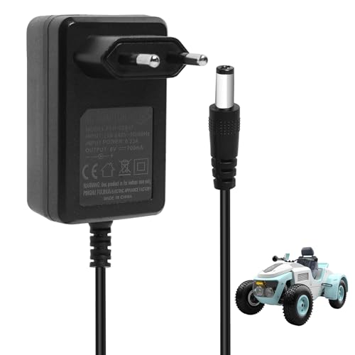 Ladegerät 6 V für Kinder, elektrisches Fahren mit Auto, 6 V, Ladegerät für SUV und ATV, elektrisches Fahren auf Spielzeug, Motorrad, Auto, Elektroautos, Kindermotorräder, Elektrofahrten, Zubehör Ladegerät 6 V für Kinder, elektrisches Fahren mit Auto, 6 V, Ladegerät für SUV und ATV, elektrisches Fahren auf Spielzeug, Motorrad, Auto, Elektroautos, Kindermotorräder, Elektrofahrten, Zubehör von NGUIT