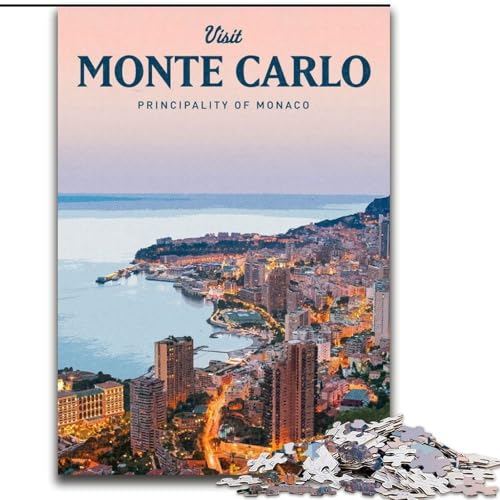 1000-teiliges Puzzle für Erwachsene und Jugendliche Besuchen Sie Monte Carlo Helfen Sie dem Gehirn,süchtig machendes Spielzeug zu trainieren,um die Geduld der Eltern-Kind-Interaktion zu fördern 1000-teiliges Puzzle für Erwachsene und Jugendliche Besuchen Sie Monte Carlo Helfen Sie dem Gehirn,süchtig machendes Spielzeug zu trainieren,um die Geduld der Eltern-Kind-Interaktion zu fördern von NGZITNFXL