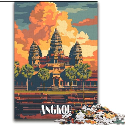 1000-teiliges Puzzle für Jugendliche und Erwachsene,Majestätisches Angkor,Familienspaß,Aktivitäten zu Hause,Geburtstagsgeschenk,Reisegeschenk,für Kinder und Erwachsene ab 14 Jahren 1000 Teile 1000-teiliges Puzzle für Jugendliche und Erwachsene,Majestätisches Angkor,Familienspaß,Aktivitäten zu Hause,Geburtstagsgeschenk,Reisegeschenk,für Kinder und Erwachsene ab 14 Jahren 1000 Teile von NGZITNFXL