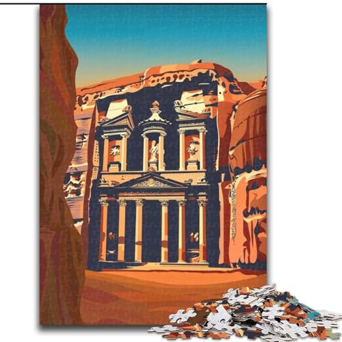 Puzzle für Erwachsene 1000 Petra Treasury Lernspielzeug Familienspiele Fördern Sie die Liebe zwischen Paaren (38x26cm) 1000 Teile von NGZITNFXL