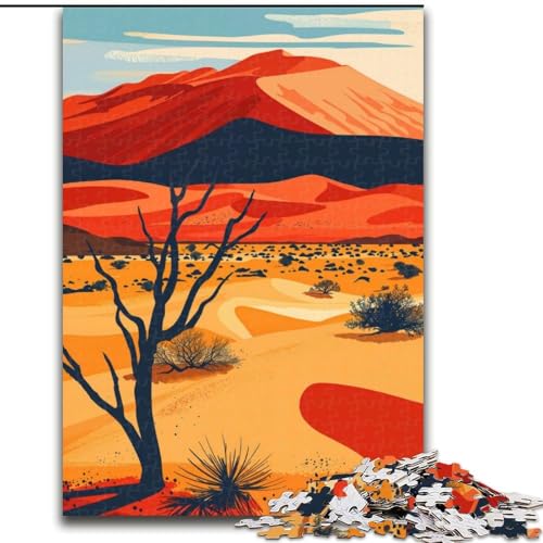 Puzzle für Teenager, 1000 Teile, Namib-Wüsten-Poster, für Lernspiele, Herausforderung, Spielzeug, Künstlersammlung, Bildende Kunst (50x75cm), 1000 Teile von NGZITNFXL