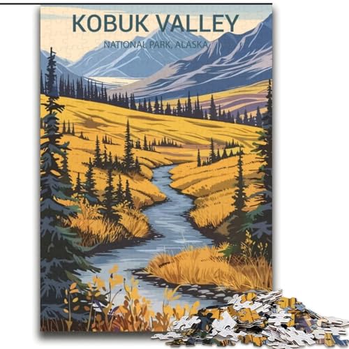 Puzzle für Teenager, Kobuk Valley Nationalpark, anspruchsvolles Spiel und Familienspiel, ganze Familie (38x52cm), 1000 Teile von NGZITNFXL