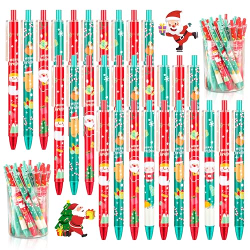 30 Stück Weihnachts Kugelschreiber, Weihnachtsgadget Weihnachtskugel Schneemann Weihnachtsmanns Stift Set Gastgeschenk Weihnachten Schule Schreibwaren Familien Füllstoffe Kleine Weihnachtsgeschenke 30 Stück Weihnachts Kugelschreiber, Weihnachtsgadget Weihnachtskugel Schneemann Weihnachtsmanns Stift Set Gastgeschenk Weihnachten Schule Schreibwaren Familien Füllstoffe Kleine Weihnachtsgeschenke von NHDDGR