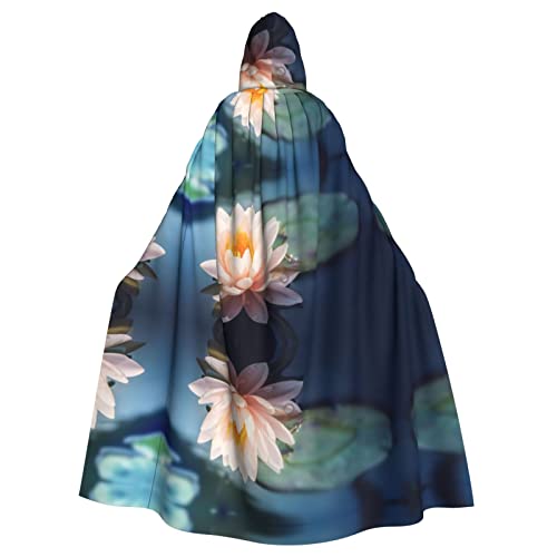 Lotusblumen-Druck mit Kapuze für Halloween, Weihnachten, Cosplay, Kostüm, Maskerade Lotusblumen-Druck mit Kapuze für Halloween, Weihnachten, Cosplay, Kostüm, Maskerade von NHGFVT