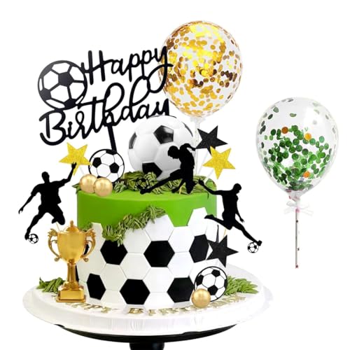 29 Stück Tortendeko Fussball, Tortenaufleger Fussball Deko Geburtstag Kinder Fußball Fussball Deko Torte Kuchendeko Fussball Geburtstag, Fussball Torten Deko Figuren Cake Topper Junge Geburtstag Party 29 Stück Tortendeko Fussball, Tortenaufleger Fussball Deko Geburtstag Kinder Fußball Fussball Deko Torte Kuchendeko Fussball Geburtstag, Fussball Torten Deko Figuren Cake Topper Junge Geburtstag Party von NHQZ