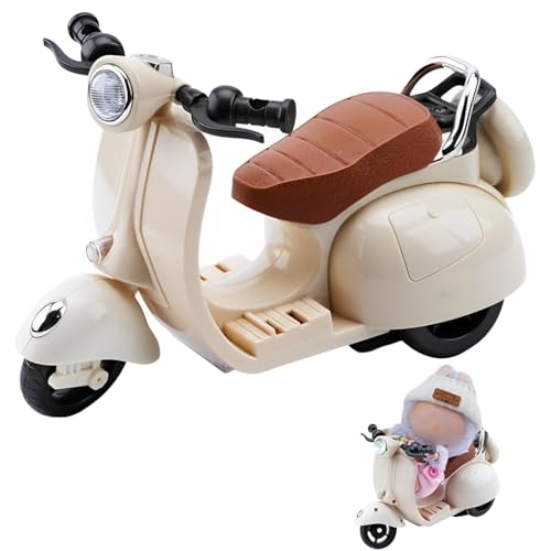 Mini Plüsch Puppen Kleidung Outfit nur Bekleidungs zubehör für 17cm Labubi,Kuscheltier Kleidung Outfit für((Elektrifiziertes) elektrisches kleines Motorradspielzeug) von NHQZ