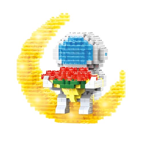NHQZ 1 Stück Space Astronaut Mini Klemmbausteine Set mit LED, 406 Teile Astronaut Mond Micro Bausteine Figuren, Ideen Deko Modell Ostern Geschenke für Kinder Jugendliche Erwachsene NHQZ 1 Stück Space Astronaut Mini Klemmbausteine Set mit LED, 406 Teile Astronaut Mond Micro Bausteine Figuren, Ideen Deko Modell Ostern Geschenke für Kinder Jugendliche Erwachsene von NHQZ
