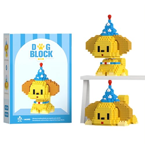 NHQZ 2 In 1 Golden Retriever Mini Bausteine Set,Niedlich Golden Retriever Bricks,Klemmbausteine Tiere Set,Geschenke für Erwachsene, Kinder, für Kinder ab 9+ Jahren,380 Stück NHQZ 2 In 1 Golden Retriever Mini Bausteine Set,Niedlich Golden Retriever Bricks,Klemmbausteine Tiere Set,Geschenke für Erwachsene, Kinder, für Kinder ab 9+ Jahren,380 Stück von NHQZ