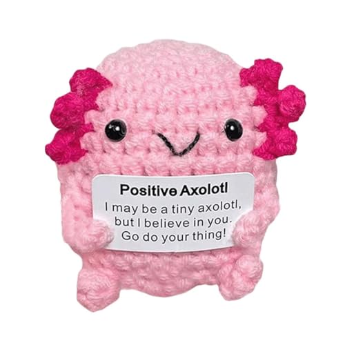 NHQZ Pocket Hug Positive Potato, Kreative Strick-Wollpuppe, Mutmachgeschenk, Geschenk für Frauen, Einschulungsgeschenk von NHQZ