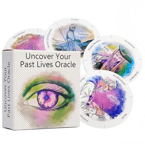 NHQZ Tarotkarten,Tarot Karten für Anfänger,Uncover Your Past Lives Oracle,Hexen Tarot,Oracle Cards,Tarot für Anfänger,87 Blätter,Für Anfänger NHQZ Tarotkarten,Tarot Karten für Anfänger,Uncover Your Past Lives Oracle,Hexen Tarot,Oracle Cards,Tarot für Anfänger,87 Blätter,Für Anfänger von NHQZ