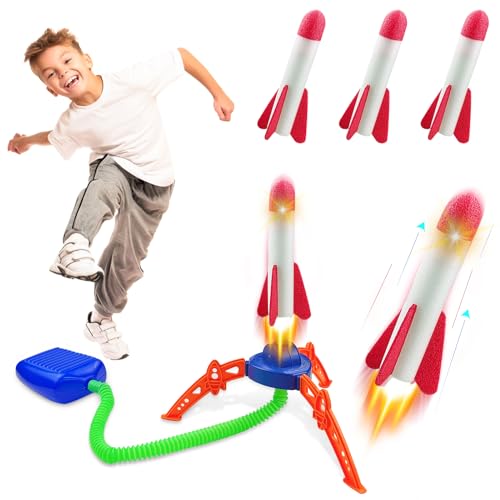 6 Raketen Spielzeug, Rakete Luftdruck, Luftdruck Outdoor Spielzeug, Raketen Outdoor Spielzeug, Outdoor Spielzeug für Kinder für Draußen Kinderspielzeug ab 3-12 Jahre 6 Raketen Spielzeug, Rakete Luftdruck, Luftdruck Outdoor Spielzeug, Raketen Outdoor Spielzeug, Outdoor Spielzeug für Kinder für Draußen Kinderspielzeug ab 3-12 Jahre von NHYDZSZ