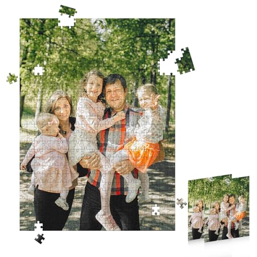 Personalisiertes Puzzle mit eigenem Bild Foto-Puzzle 20-1500 Teile individuelles Puzzle für Erwachsene und Kinder Benutzerdefiniert Puzzle Geburtstage, Muttertag, Valentinstag & Hochzeiten von NIBESSER