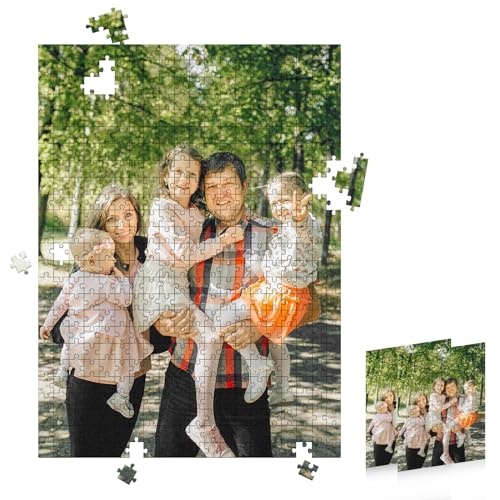 Personalisiertes Puzzle mit eigenem Bild Foto-Puzzle 20-1500 Teile individuelles Puzzle für Erwachsene und Kinder Benutzerdefiniert Puzzle Geburtstage, Muttertag, Valentinstag & Hochzeiten von NIBESSER