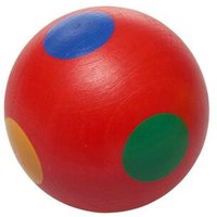 NIC 2197 cubio Kugel rot mit Punkten, 45 mm von NIC SPIEL+ART