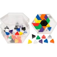 NIC 202338 - Dusyma Kreisel-Prismo inkl. Dose, farbig, Kreiselspiel mit Vorlagen von NIC