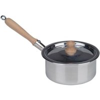 NIC 530112 - Stieltopf Alu 10cm mit Deckel, Holzgriff von NIC