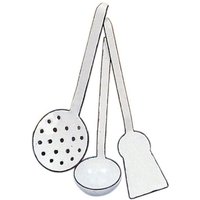 NIC 530600 - Küchengeräte-Set Email 3-teilig von NIC