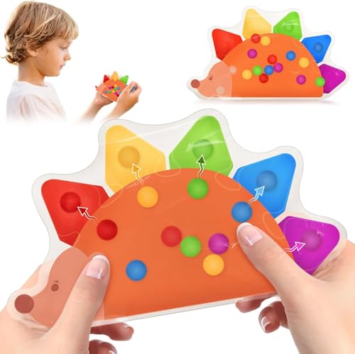 NICEIN Fidget Toys, Sensorik Spielzeug, Sensory Toys, Squeezable Farben Sortieren Spielzeug, Autismus Spielzeugs, Spielzeugs Kinder, Reise Toy, Anti Stress Toys (Dinosaurier) von NICEIN