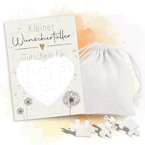 NICEIN Löwenzahn Gutschein Puzzle 24-teilig,Gutschein zum Ausdrucken mit Aufbewahrungstasche,Personalisierte Geschenke für Frauen,Männer,Geburtstagskarte,Valentinstag,Essensgutschein,Einladung NICEIN Löwenzahn Gutschein Puzzle 24-teilig,Gutschein zum Ausdrucken mit Aufbewahrungstasche,Personalisierte Geschenke für Frauen,Männer,Geburtstagskarte,Valentinstag,Essensgutschein,Einladung von NICEIN