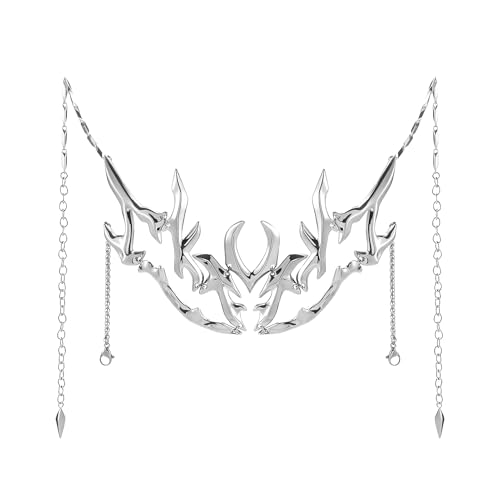 NICENEEDED Cyber Punk Maskenballmaske Metallmaske Silberne Munson Gesichtsmaske Party Prom Unregelmäßige Maske Fluid Gesicht Zubehör Halloween NICENEEDED Cyber Punk Maskenballmaske Metallmaske Silberne Munson Gesichtsmaske Party Prom Unregelmäßige Maske Fluid Gesicht Zubehör Halloween von NICENEEDED