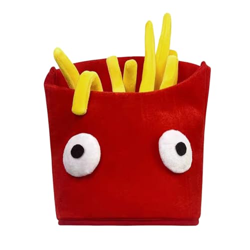 Lustige Essensmützen Neuheit Hamburger Pommes Frites Hut Lebensmittelverkäufer Hüte Halloween Weihnachten Essen Thema Party Kostüm Zubehör (Pommes Frites) von NICEYEA
