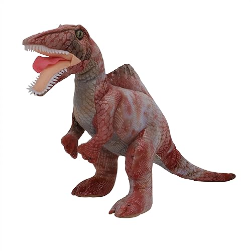 NICEYEA 35 cm Dinosaurier Kuscheltier Plüschtier, Brachiosaurus, T-Rex, Spinosaurus, Realistische Dino-Figur für Halloween Party Dekoration von NICEYEA