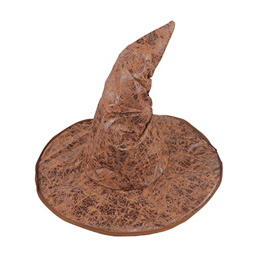 NICEYEA Halloween Hexenhut Zauberer Männer Frauen Schwarz Kunstleder Karnevalshut Spitz-Hut Zauberermütze Maskerade Hüte Kopfbedeckung Hüte Kostüm Cosplay Party Girl Breite Krempe Spitzhut Zubehör NICEYEA Halloween Hexenhut Zauberer Männer Frauen Schwarz Kunstleder Karnevalshut Spitz-Hut Zauberermütze Maskerade Hüte Kopfbedeckung Hüte Kostüm Cosplay Party Girl Breite Krempe Spitzhut Zubehör von NICEYEA